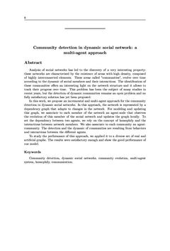 Détection des communautés dans les réseaux sociaux dynamiques