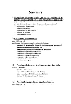 Politique d'aménagement du territoire et de décentralisation