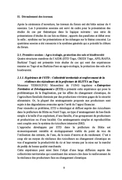 Développement durable : rôles et pratiques des ONG de développement