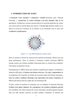 Commande d'une machine à reluctance variable synchrone