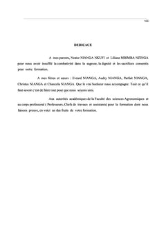 Contribution A l'etude de variation des debits du Bassin du Congo