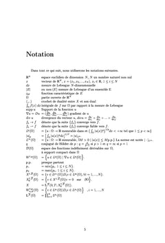 Problème parabolique anisotrope