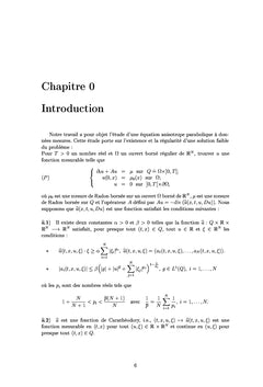 Problème parabolique anisotrope