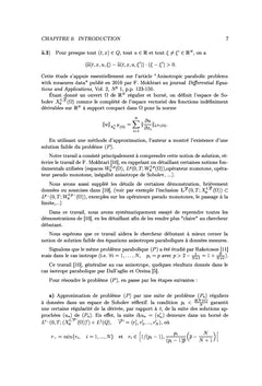 Problème parabolique anisotrope