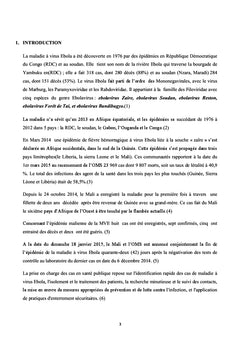 Perception du personnel soignant sur la maladie à virus Ebola