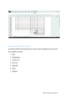 Gestion d'un facturier avec Ms excel