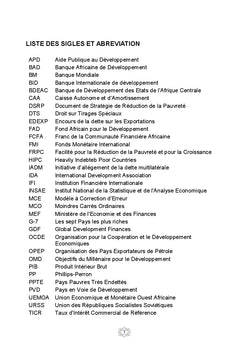 Dette exterieure et croissance economique de la cote d'ivoire