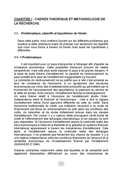 Dette exterieure et croissance economique de la cote d'ivoire