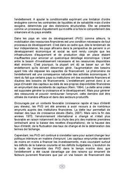 Dette exterieure et croissance economique de la cote d'ivoire