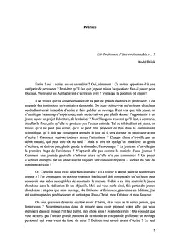 Art littéraire et Existence