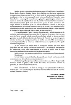 Art littéraire et Existence