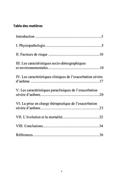 Prise en charge de l'exacerbation sévère d'asthme chez l'enfant