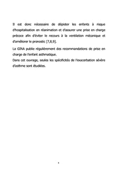 Prise en charge de l'exacerbation sévère d'asthme chez l'enfant