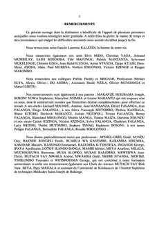 Décentralisation et développement en RDC