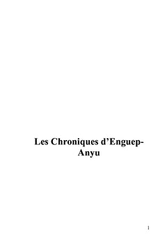 Les Chroniques d'Enguep-Anyu
