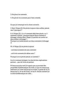 Le groupe du Rubik's Cube (Tome I)