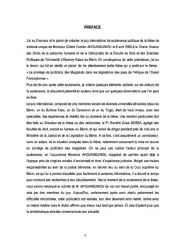 Le privilège de juridiction des magistrats