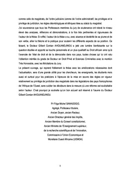 Le privilège de juridiction des magistrats