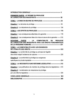 Le privilège de juridiction des magistrats