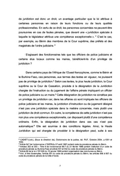 Le privilège de juridiction des magistrats