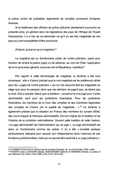 Le privilège de juridiction des magistrats