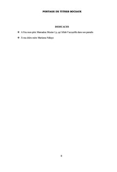 Le Portage de Titres sociaux