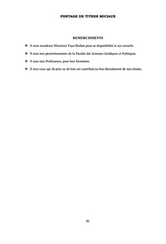 Le Portage de Titres sociaux