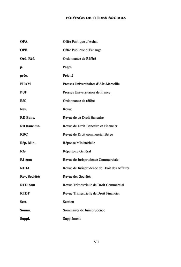 Le Portage de Titres sociaux