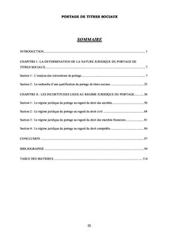 Le Portage de Titres sociaux