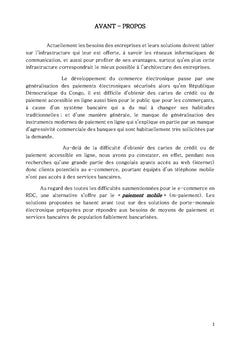 La commercialisation électronique via un paiement mobile en RDC