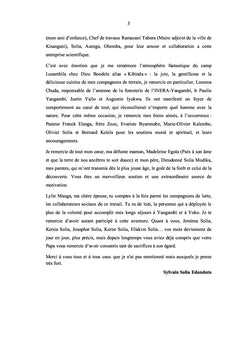 Etude de conditions écologiques d'Afzelia bipindensis Harms (Fabaceae)