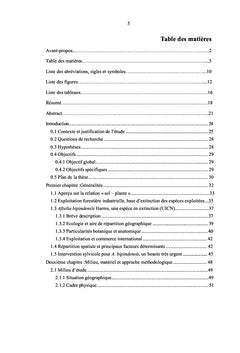 Etude de conditions écologiques d'Afzelia bipindensis Harms (Fabaceae)