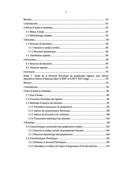 Etude de conditions écologiques d'Afzelia bipindensis Harms (Fabaceae)