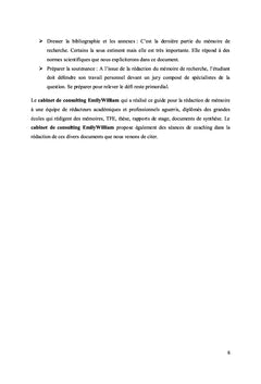 Guide du mémoire : Méthodologie de la recherche
