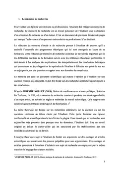 Guide du mémoire : Méthodologie de la recherche