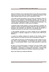 La Gestion des risques et des cyber risques Tome II