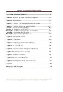 La Gestion des risques et des cyber risques Tome II