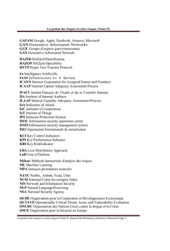 La Gestion des risques et des cyber risques Tome II