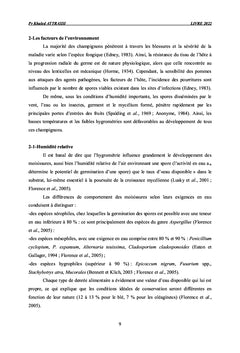 Contrôle de la pourriture des pommes en conservation