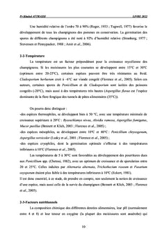 Contrôle de la pourriture des pommes en conservation