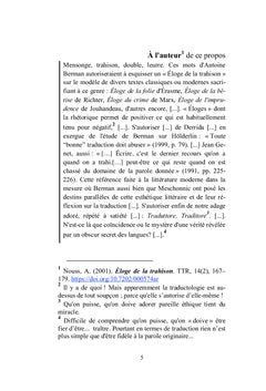 De traductologie. Essai de déconstruction