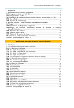 Corrosion et moyens de protection