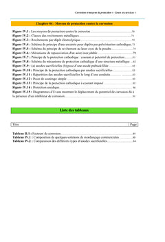 Corrosion et moyens de protection