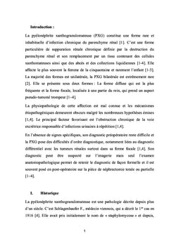 La pyélonéphrite xanthogranulomateuse : du diagnostic au traitement
