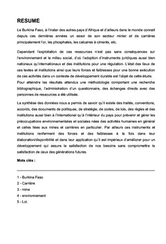 Analyse critique des cadres institutionnel et juridique