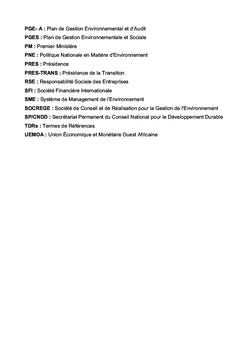 Analyse critique des cadres institutionnel et juridique