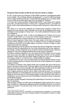 L'Afrique en développement. Pistes de réflexions. Tome 4