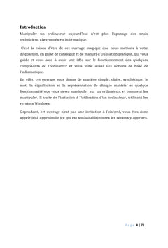 Structure des ordinateurs et notion sur la numérisation