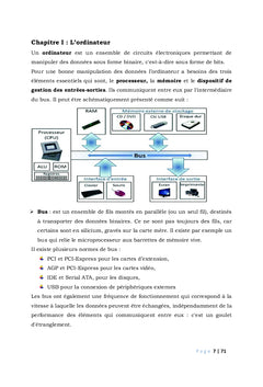Structure des ordinateurs et notion sur la numérisation