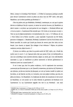 Une Vision Poétique de Lautréamont
